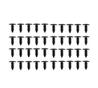 CHICIRIS Spingere i Pin per Auto, 100 Pezzi Universali per Rivestimento per Bumper per Rivestimenti per Viti a Spingi Tipo di Fermo di Fissaggio Tipo Universale con Foro 7,5
