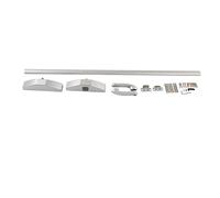 CHICIRIS Spingere Verso il Basso la Serratura per la Fuga, la Serratura a Barra per Porta in Lega di Alluminio a Lunga Durata per la Fabbrica del Centro Commerciale (Punto di chiusura singolo)