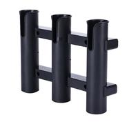 CHICIRIS Staffa del Tubo della Canna da Pesca del Camion, Supporto Montato a Parete con 3 Pali, a Bordo Robusto Leggero ABS per Barca, Yacht, Kayak, Camion, (Porta Canna da Pesca)
