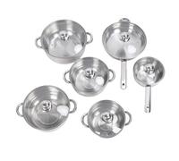CHICIRIS Stainless Steel Pots and Pans Set Heavy Duty Durable Cookware