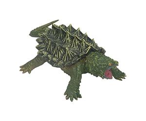 CHICIRIS Statuetta di Tartaruga Scattante Dipinta a Mano Modello Animale | Decorazione Anfibio D'acqua Dolce, Oggetto di Scienza Dell'educazione, Giocattolo di Plastica Portatile per Bambini
