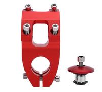 CHICIRIS STELLO SCOOTTORE Compatto, LEGGIORE E REFERE della STEME MOUNTAGGIO 23,5 Mm per Il Manubrio di Montagna per la Maggior Parte dello Scooter Electic, SmartGyro, Kukirin, Realizzato (Rosso)