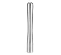CHICIRIS Strumento da Bar Durevole con Asta per Tritare il Ghiaccio in Acciaio Inossidabile per la Domestica, Pestello da Cocktail con Superficie Spazzolata per Bar e Ristoranti (Vita spessa 22,5 cm