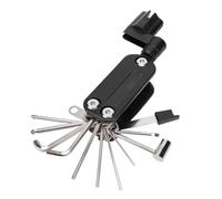 CHICIRIS Strumento Multiuso per Chitarra, Kit di Riparazione Portatile Tutto in uno con Chiavi Esagonali, Cacciaviti, Tagliacorde e Avvolgitore, Include Custodia per Basso e Chitarra