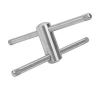 CHICIRIS Strumento per Modellare la Punta della Stecca da Biliardo in Acciaio Inossidabile, Vite Staccabile nel Tubo di Metallo con Manico, per Stecca da Biliardo da 11 Mm 14 Mm (11)