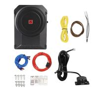 CHICIRIS Subwoofer Attivo da 10 Pollici, Accessori per Automobili Subwoofer per Auto Ultra Sottile da 800 W 2,5 Ohm con Controller Volume Cablato per Audio del Veicolo