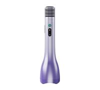 CHICIRIS Suono Chiaro, più Effetti Sonori, Microfono Microfono Portatile e Altoparlante Ricaricabile Karaoke Microoke per Cantare KTV, Ascolto Musicale, Insegnamento con Lega di Allumio (PURPLE)
