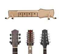 CHICIRIS Supporto da Parete per Chitarra, Gancio con Gancio Girevole, Porta Plettro, Supporto per Chitarra in Legno, Supporto T127 per Basso Acustico Ed Elettrico