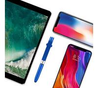 CHICIRIS Supporto per Cellulare con Penna a Sfera e Stilo Touch Screen Capacitivo 4 in 1 + Luce LED, per Tablet, Materiale ABS, Rosso/blu/ (BLUE)