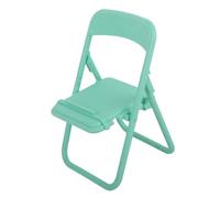 CHICIRIS Supporto Telefonico Praticamente Materiale TPR Porta del Telefono Cellulare Portatile per le Scrivanie Guarda la Forma della Sedia per la Chat Video (Blu verdastro)