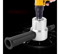 CHICIRIS Taglierina Portatile per Roditrice per Metalli Attacco per Trapano Elettrico a Doppia Testa per Produzioni di Lamiere Taglierina per Lamiera di Alluminio/rame