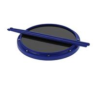 CHICIRIS Tappetino per Esercitazione per Batteria 12 Pollici con Bacchette, Fibra di Carbonio e Materiale ABS, Tappetino Allenamento Antiscivolo per Principianti, Include 2 Bastoncini di Legno