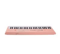 CHICIRIS Tastiera Elettronica a 54 Tasti, Tastiera per Pianoforte in Plastica con Microfono per Bambini Principianti, Strumento Musicale Educativo Portatile con 8 Toni 5 Ritmi (Rosea)