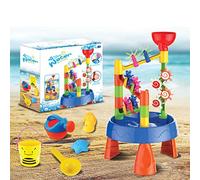 CHICIRIS Tavolo da Gioco con Sabbia e Acqua per Bambini, Set di (Color) | Materiale Ambientale ABS, Leggero per Uso Interno Ed Esterno, Supporta il Gioco di Ruolo e la Coordinazione Occhio-mano