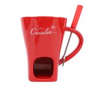 CHICIRIS Tazza per Sciogliere il Cioccolato in Ceramica con Portacandele