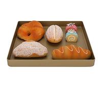 CHICIRIS Teglia da Forno Antiaderente Dorata per Pane Pizza, Strumento da Forno a Forma Quadrata per Pasticceria da Fai da Te per Bambini, Lega di Alluminio di Alta qualità 28x28x3 Cm