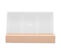 CHICIRIS Telaio Fotografico Acrilico con Tecnologia di Illuminazione Calda, Struttura Versatile per Camere da Letto Nell'asilo del Soggiorno, Selezione Ideale a Base di Legno