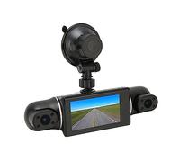 CHICIRIS Telecamera a 4, Registratore Panoramico per Auto con Visione Notturna IR 1080P a 360 Gradi per Veicolo, Display HD da 3 Pollici con Sensore G, Salvataggio Automatico
