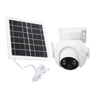CHICIRIS Telecamera Solare Esterna -Solare -potenza di Sorveglianza Telecamera Wireless Hd Hd Rotatable Human Tracking Full Night, Wifi con Due Antenne e Due Modi di Lingua Linguistica