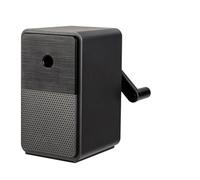 CHICIRIS Temperamatite a Manovella con 5 Livelli Regolabili per Uso Portatile a Casa e Scuola ABS e Acciaio Legato (BLACK)