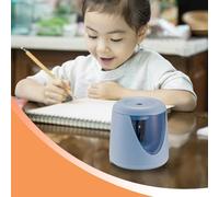 CHICIRIS Temperamatite Elettrico, Temperamatite Ricaricabile in Plastica con Arresto Automatico, Altezza 3,35 Pollici per Bambini e Uso in Classe