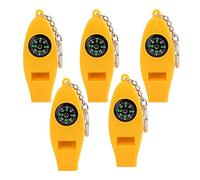 CHICIRIS Termometro a Bussola 4 in 1 Lente D'ingrandimento con Fischietto, Piccolo Strumento Multiuso Leggero, con Materiale ABS, per Viaggi, Campeggio, Escursionismo, attività