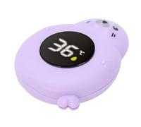 CHICIRIS Termometro da Bagnetto per Bambini Sigillo di Cartone Animato Dispositivo Digitale LED Impermeabile per il Bagno Sicuro dei Neonati 1 Pezzo (PURPLE)