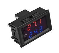 CHICIRIS Termostato Digitale a LED con modalità Celsius/Fahrenheit, Interruttore, Regolatore di Temperatura con Elevata stabilità, per Custodia Dell'attrezzatura, di Condizionamento Dell'aria [Area