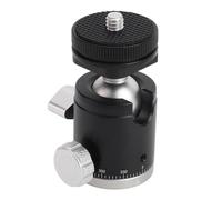 CHICIRIS Testa a Sfera Mini Sfera in Lega di Alluminio Premium con Vite a da Tre Pollici da 1/4 di Pollice, Ampia compatibilità per Telecamere e Morsetti Telefonici