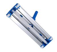 CHICIRIS Testa di Aspirazione per Piscina Resistente, Base in Alluminio Larga 45 Cm con Spazzola Pulizia Efficiente di Piscine e Laghetti con Pesci