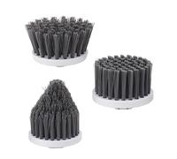 CHICIRIS Testina per Spazzola Elettrica, Installazione Comoda, Spazzola in Nylon Sostituibile per Uso Domestico, 3 Pezzi (Disco piccolo, disco grande, a punta)