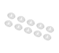 CHICIRIS Topper Universale di Pozzi Trasparenti per Tessuto per Chitarra, Design di Funghi Trasparenti, 10 Pacchetto