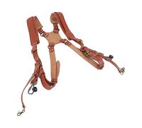 CHICIRIS Tracolla per Fotocamera in Pelle, Doppia Imbracatura per Catturare Grandi Momenti per 2 Fotocamere, Modello X per Fotografi