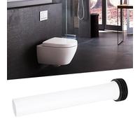 CHICIRIS Tubo di Scarico per WC Realizzato in Materiale PP, Tubo di Scarico Bianco per Ingresso Acqua in Ceramica, Comodo e Pratico