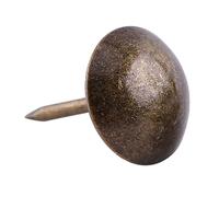 CHICIRIS Unghie da Tappezzeria Vintage da 100 Pezzi, Tappeti di Ferro per Mobili, Borchie Decorative in Bronzo Verde con Stile Vintage, Buona Scelta per L'arredamento della Casa (12 * 17mm)