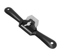 CHICIRIS Utensile per Rifinitore Manuale a Raggio Piatto per Taglio della Lavorazione del Legno - Acciaio, Regolazione a Doppia Vite, Spessore di Piallatura, per Appassionati