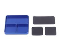 CHICIRIS Vassoio Magnetico in Lega con Supporto Antiscivolo, Strumento Porta Viti Resistente Al Calore, Adatto per Progetti e Riparazioni Auto