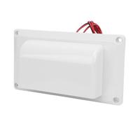 CHICIRIS Ventilatore per Presa D'aria Laterale per, Motori Doppi Ad Alta 12V 15W, Flusso D'aria di 300 M³/h, 8500 Giri/min, con Copertura Resistente All'acqua Piovana, Rete in Acciaio