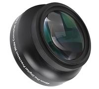 CHICIRIS Vetro ottico 0,45x lente grandangolare nera, rivestimento digitale con diversi strati, migliorato per le riprese, per obiettivo della fotocamera, adatto per gli appassionati di fotografia