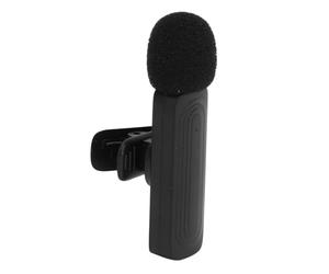 CHICIRIS Wireless Lavalier -Microfono -Revers Microfono Condensatore con Forte Chip Anti interferenza, Registrazione Plug and Play per Riunioni Online, Area di Ricezione di 20 M, Dispositivi di Tipo