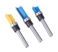 CHICIRIS Woodworking -Grinding -Bit Router per il Petto per Macchine Automatiche di Trimmer/incisione, Pale Metalliche per Intersezione 3pcs