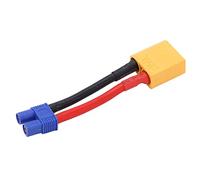 CHICIRIS XT90 da Maschio a EC3 Cavo Femminile EC3 da Maschio a Femmina Connettore Femmina da a Plug Femminile 3.7in 12awg con Guscio di Sicurezza per Modelli di Barche Aeronautica per Auto RC