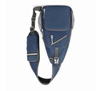 CHICIRIS Zaino con Imbracatura, Borsa a Traversa di Grande capacità per Escursioni all'aperto Viaggiando con un Design Traspirante per Spalla per Comfort, Grigio Scuro (BLUE)