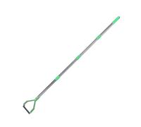 CHICIRIS Zappa da Giardino con Manico Lungo, Sarchiatore con Staffa in Acciaio al Carbonio Regolabile da 161 Cm con Manico Ergonomico in Acciaio Inossidabile, per Sarchiare Scavare (Green)