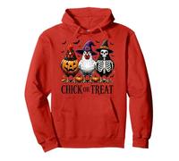 Chick or Treat Divertente Halloween Pollo Famiglia Match Costume Felpa con Cappuccio