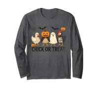 Chick or Treat Divertente Halloween Pollo Famiglia Match Costume Maglia a Manica