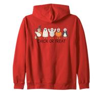 Chick Or Treat Funny Chicken Halloween Felpa con Cappuccio