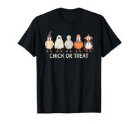 Chick Or Treat Funny Chicken Halloween Maglietta