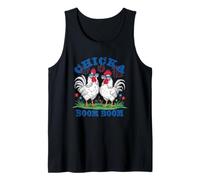 Chicka Boom Boom Patriotic Gallo Divertimento Canotta