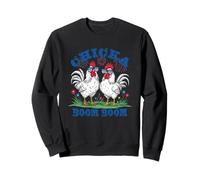 Chicka Boom Boom Patriotic Gallo Divertimento Felpa